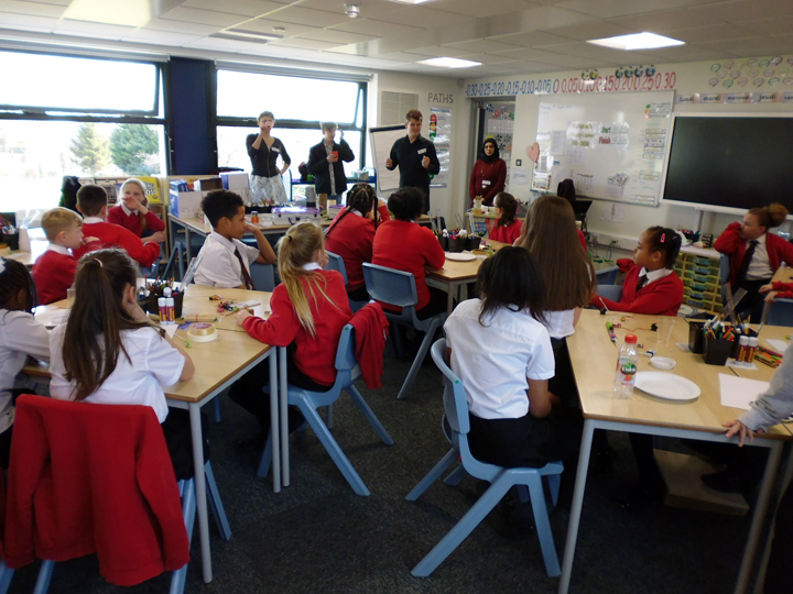 ArtLab team introducing workshop